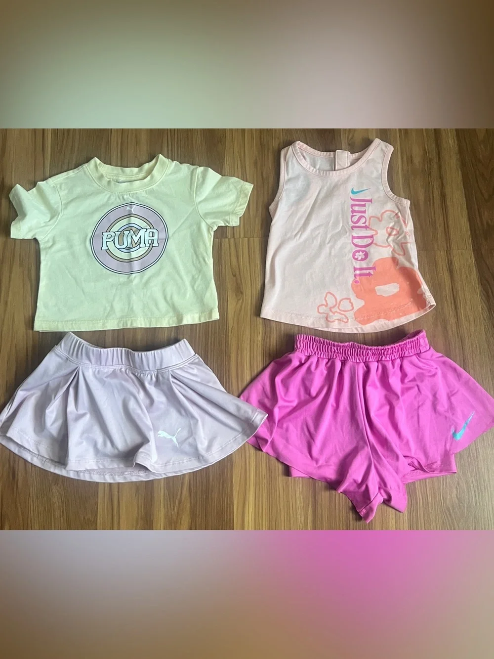 8 Piece Girls Bundle/Lot of Matching Sets Size 18 M Summer